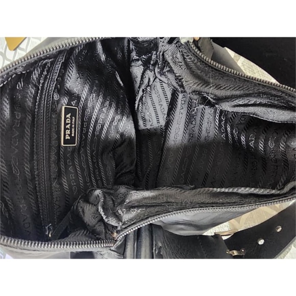 Authentic Prada Tessuto Shoulder Bag Black - Picture 7 of 11